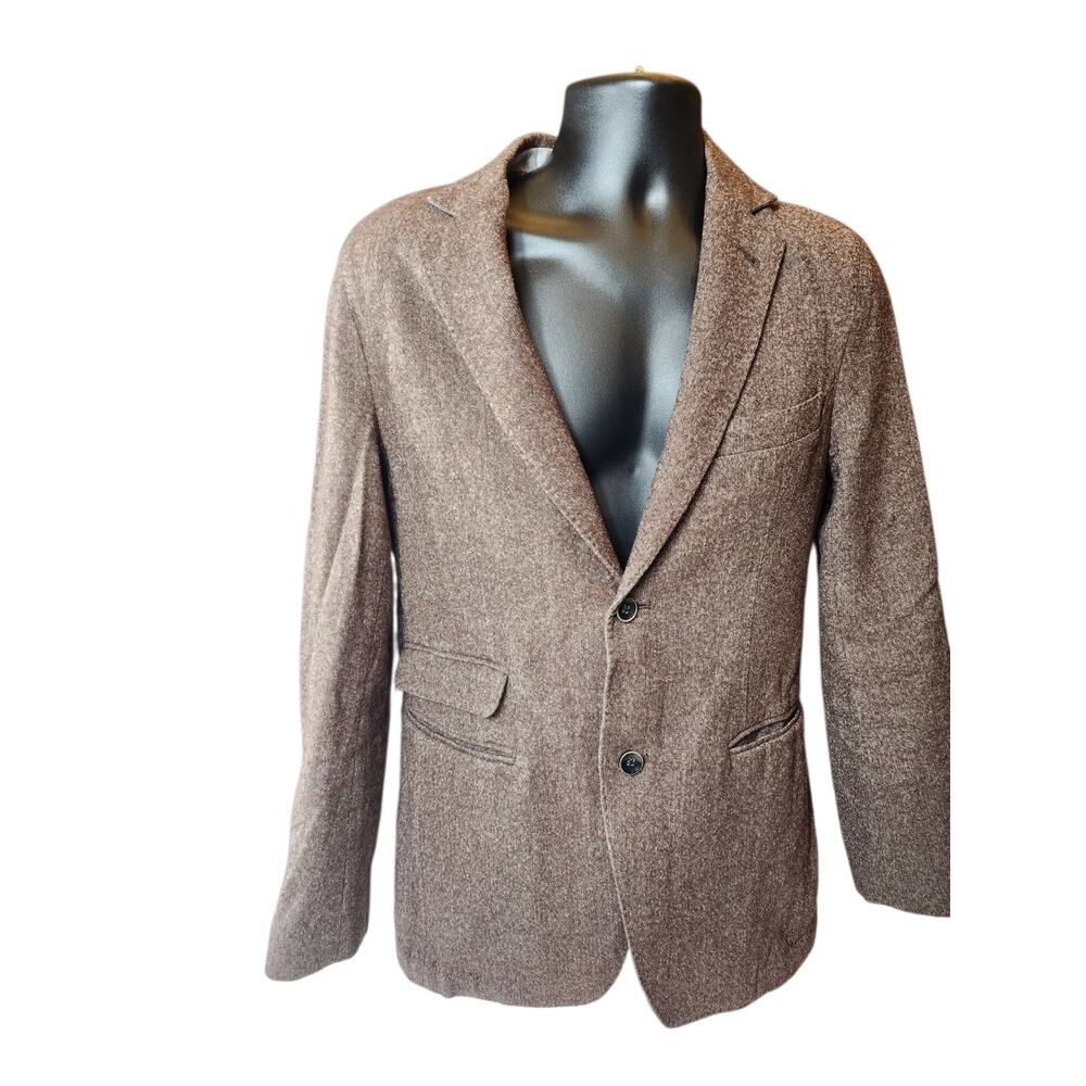Scott James Blazer Mens Small 38 Wool Two Button Jacket Sport Coat Classic Tweed - Picture 5 of 16